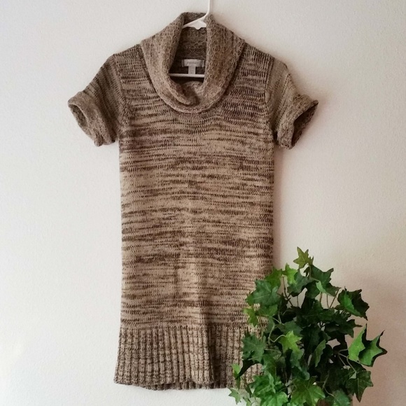 Dress Barn Sweaters - Dress Barn Cowl-Neck Tunic Sweater; XSP/S